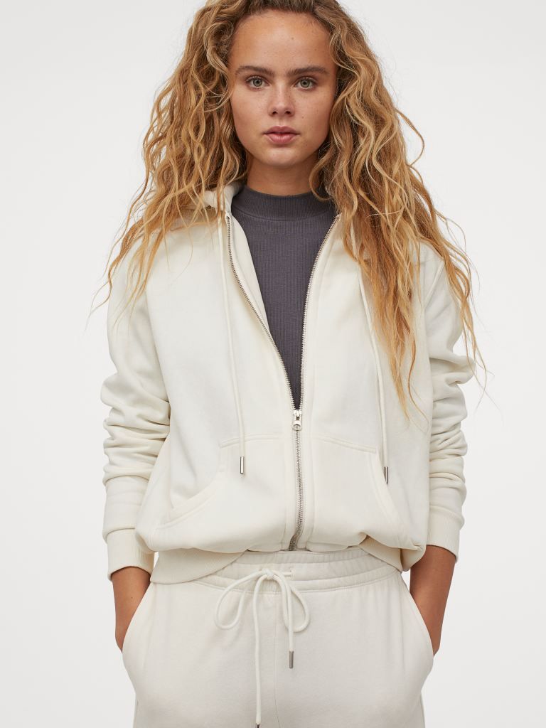 

Толстовка H&M 0237347045 XL (175/116А) Кремовая
