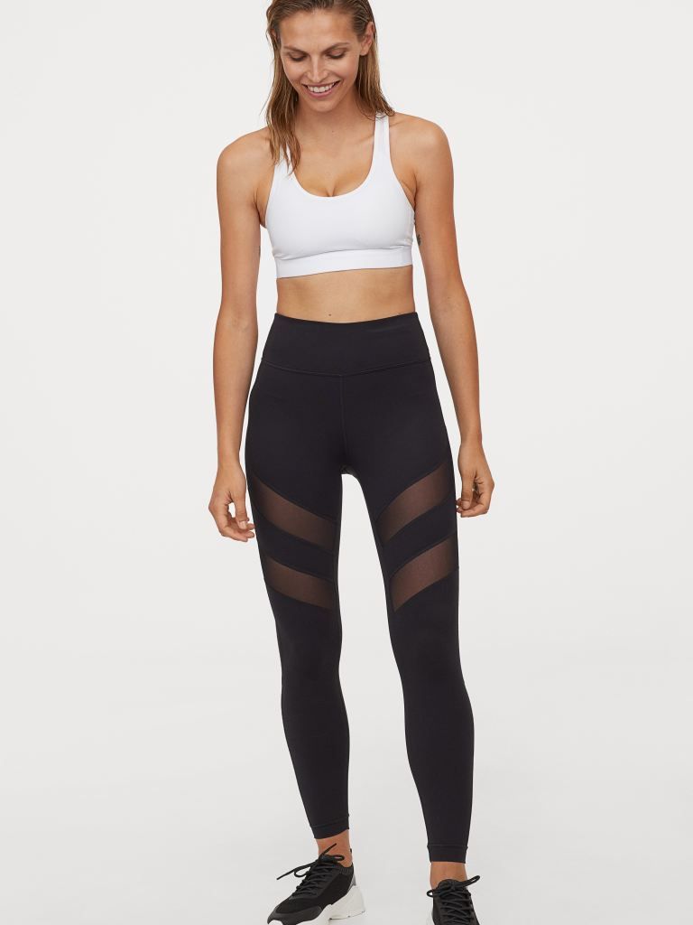 

Спортивные леггинсы H&M 0910824001 S (165/72А) Черные
