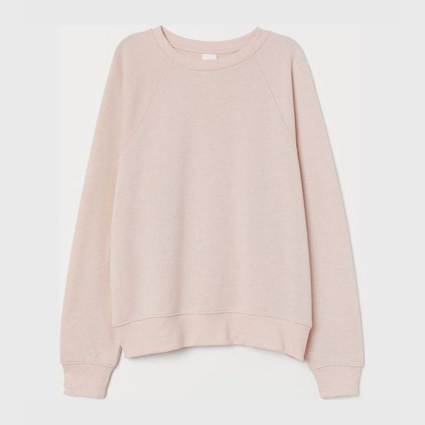 

Свитшот H&M 0786304006 S (165/88А) Пудровый с розовым