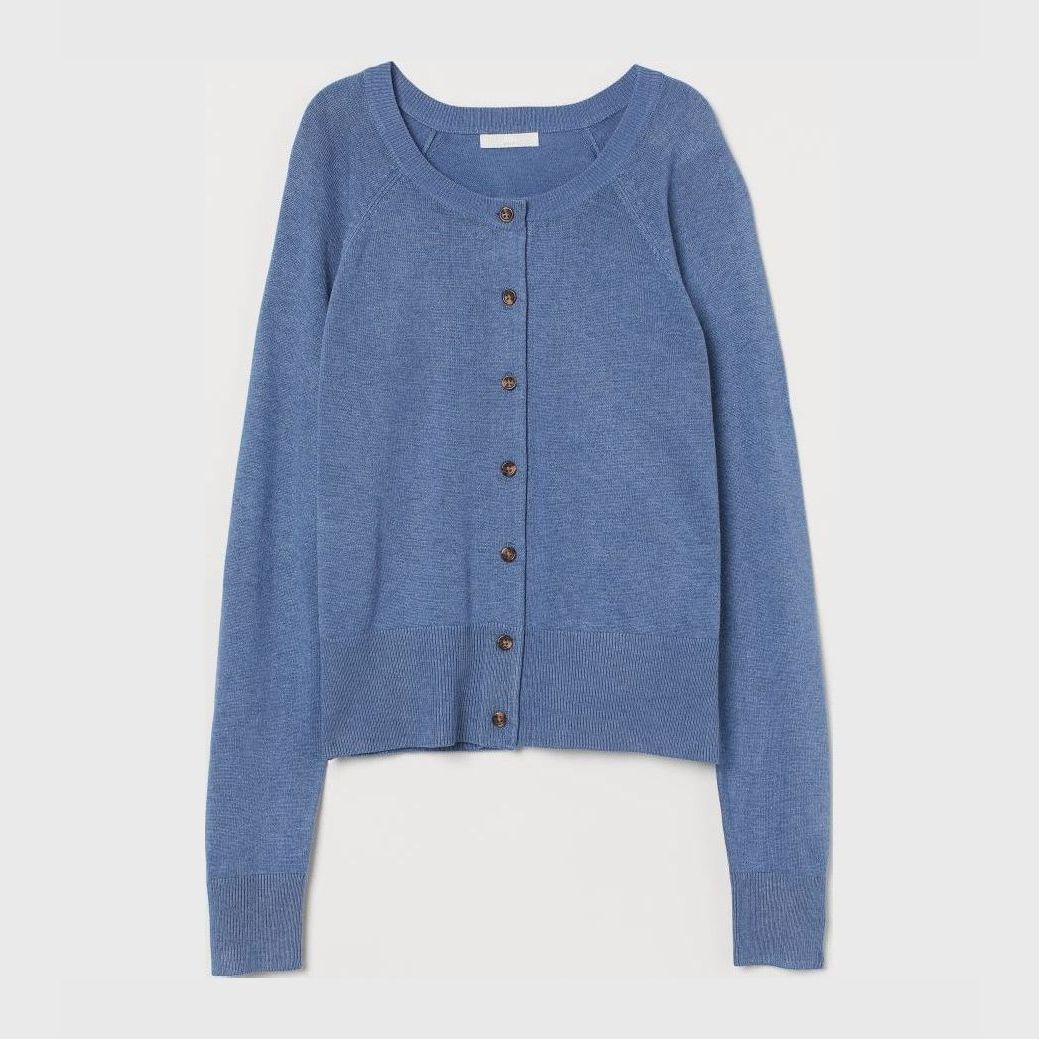 

Кардиган H&M 0858834003 M (170/96А) Синий меланж