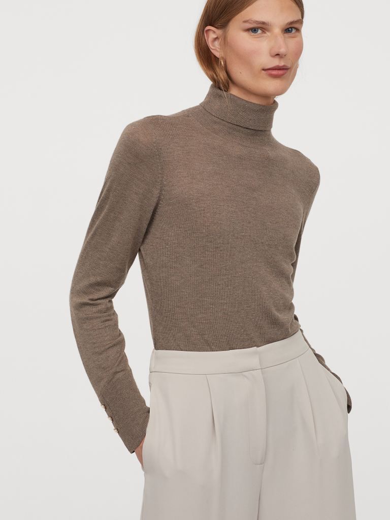 

Гольф H&M 0797710006 M (170/96А) Темно-бежевый