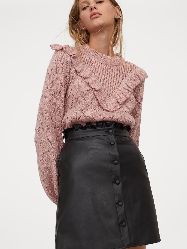 

Юбка H&M 0674052015  (160/60А) Черная, Юбка H&M 0674052015 32 (160/60А) Черная