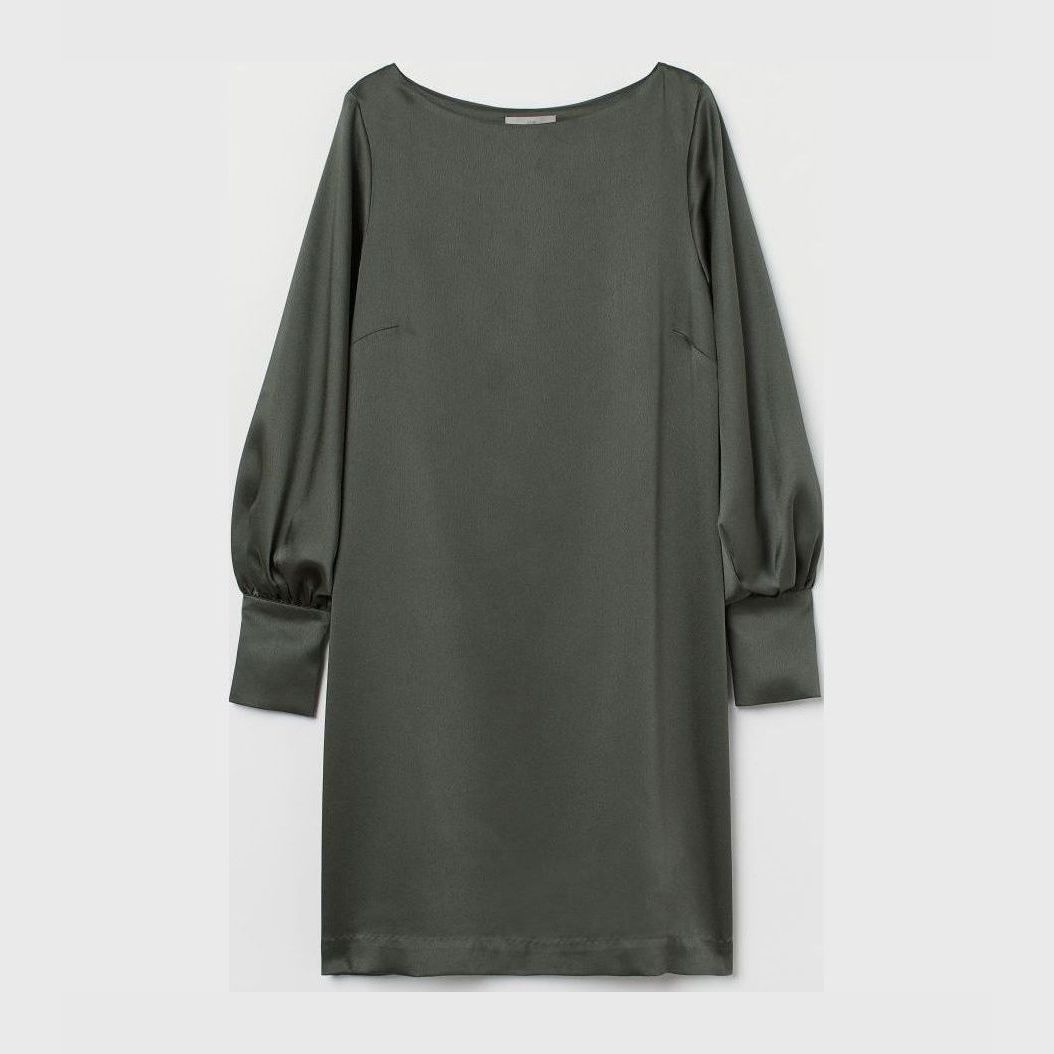 

Платье H&M 0857227001 S Темно-зеленый хаки