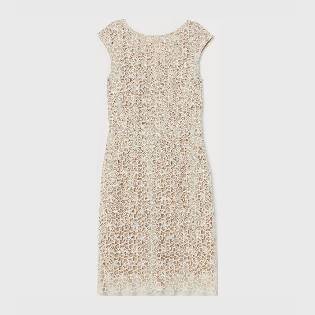 

Платье H&M 0859401001 36 (165/84А) Пудровое с бежевым