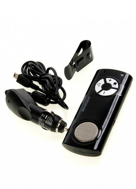 

Портативная блютуз гарнитура в машину Silver Crest Bluetooth Hands-Free Kit