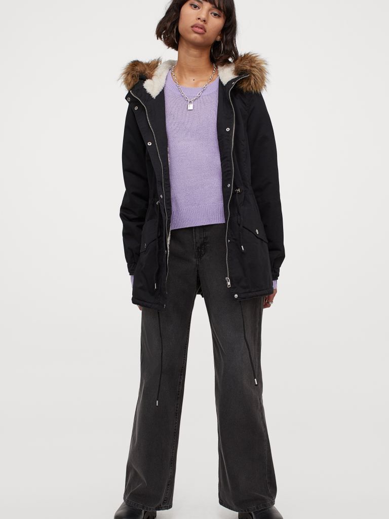 

Парка H&M 0721266001 44 (175/100А) Черная