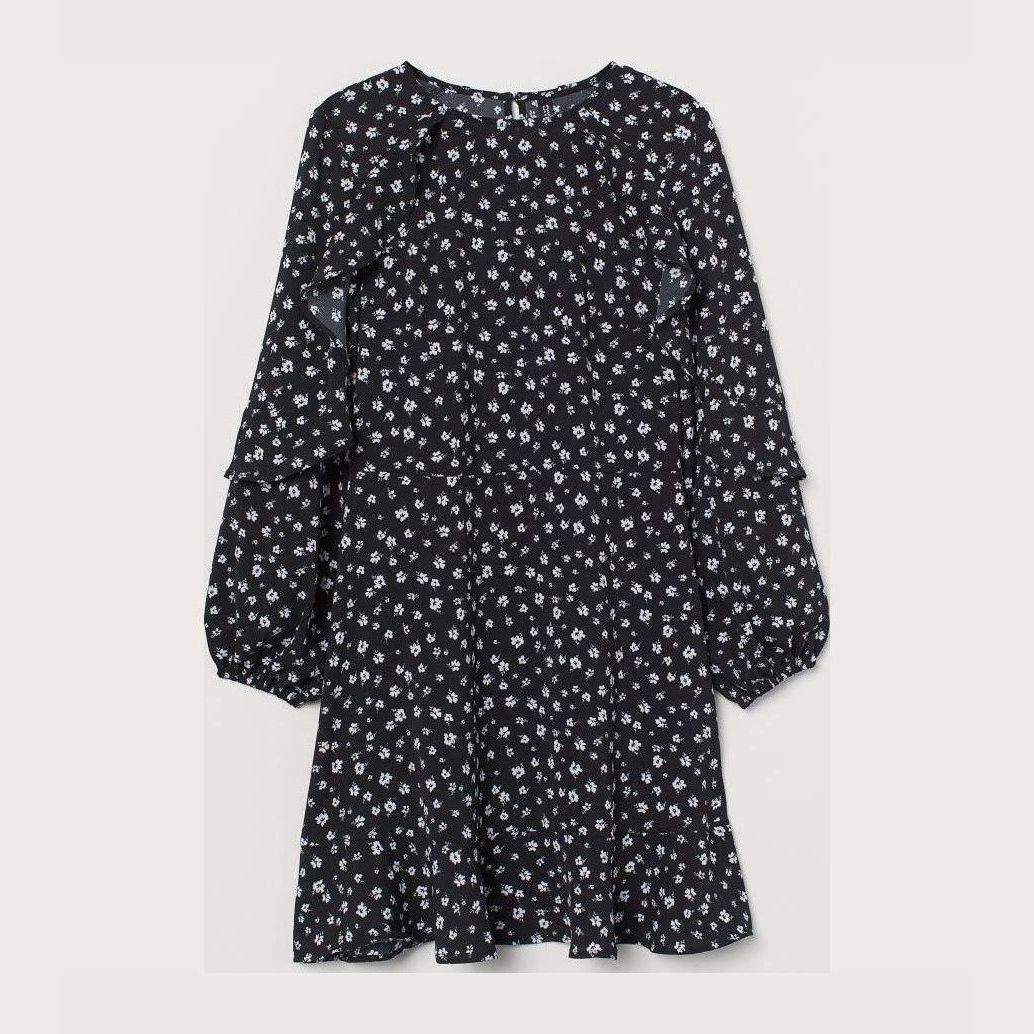 

Платье H&M 0903735001 M (170/96А) Черное с белым