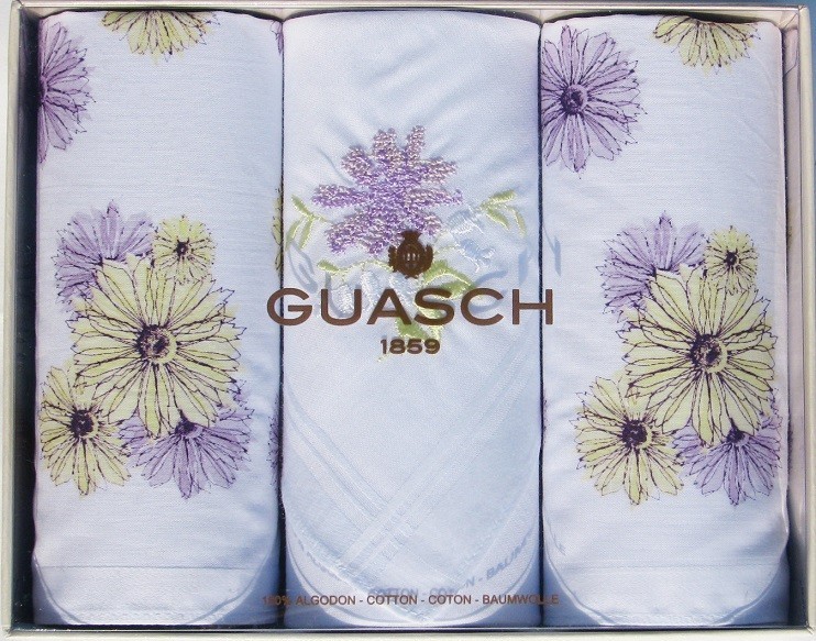

Набор женских носовых платков Guasch Angora 98P SU2-01 (1011)