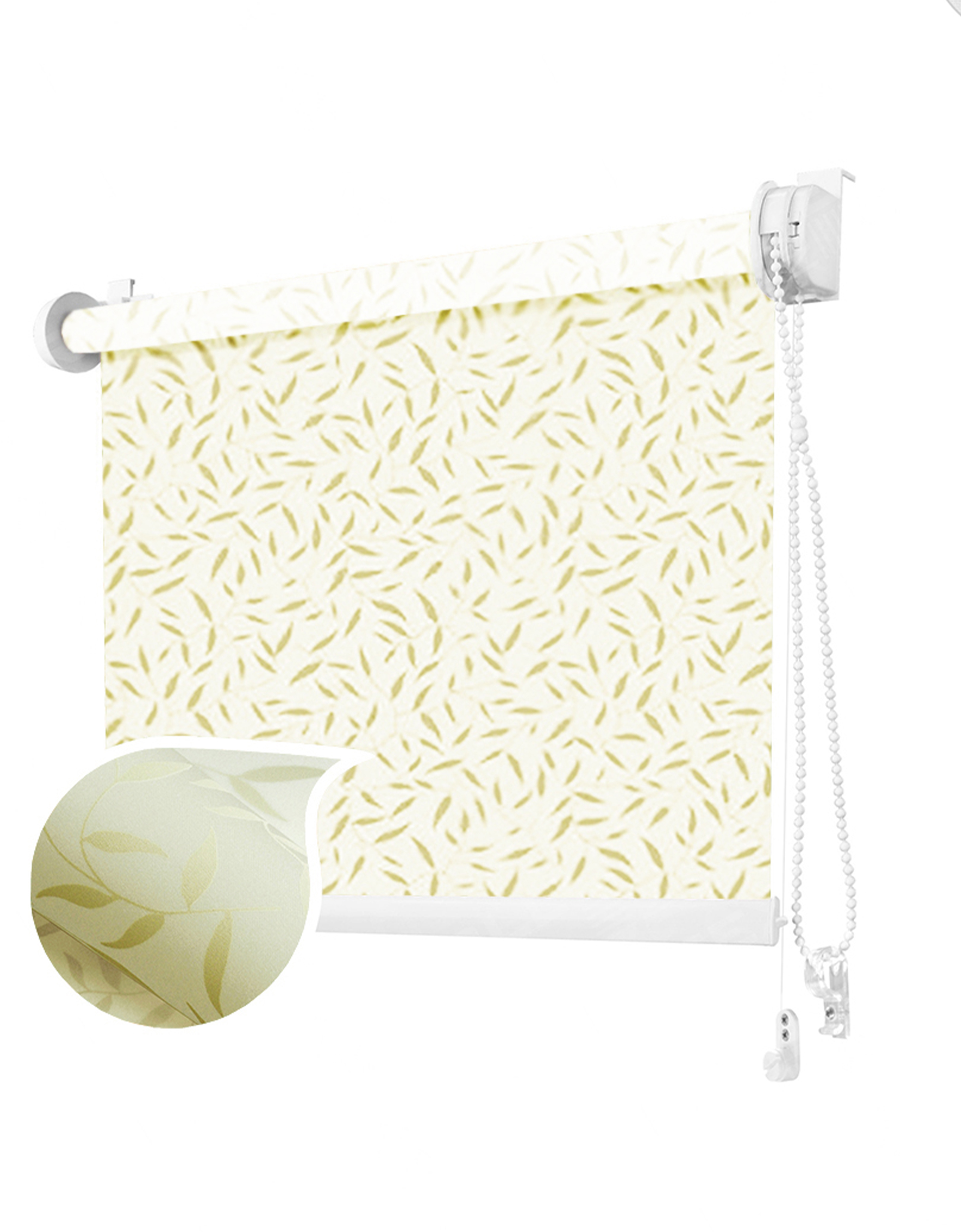 

Ролета тканевая ROLLOTEX Batik Mini 39х150 см Beige