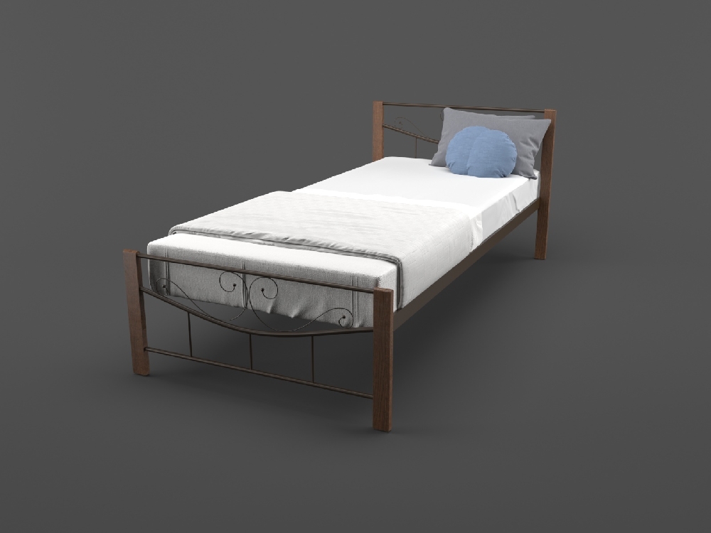 

Кровать MELBI Эмили 90 см х 200 см Коричневый