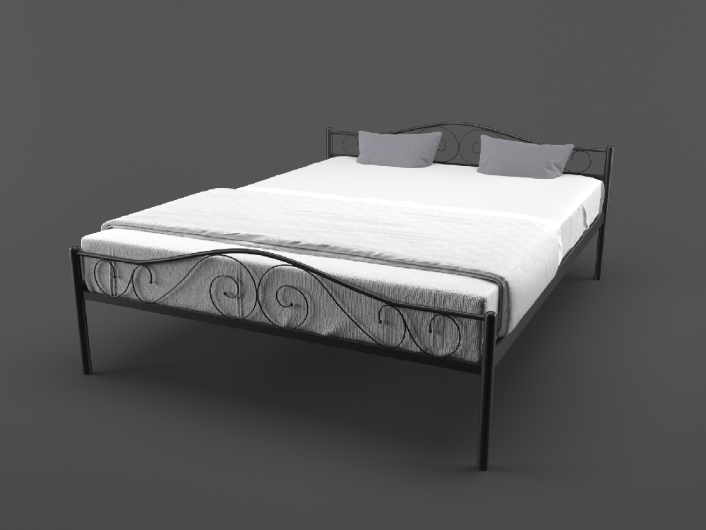 

Кровать MELBI Элис Люкс 160 см x 190 см Черный