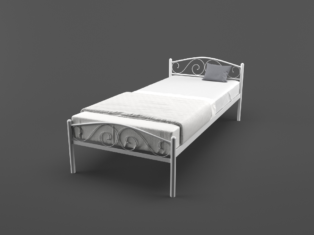 

Кровать MELBI Элис Люкс 90 см x 190 см Белый