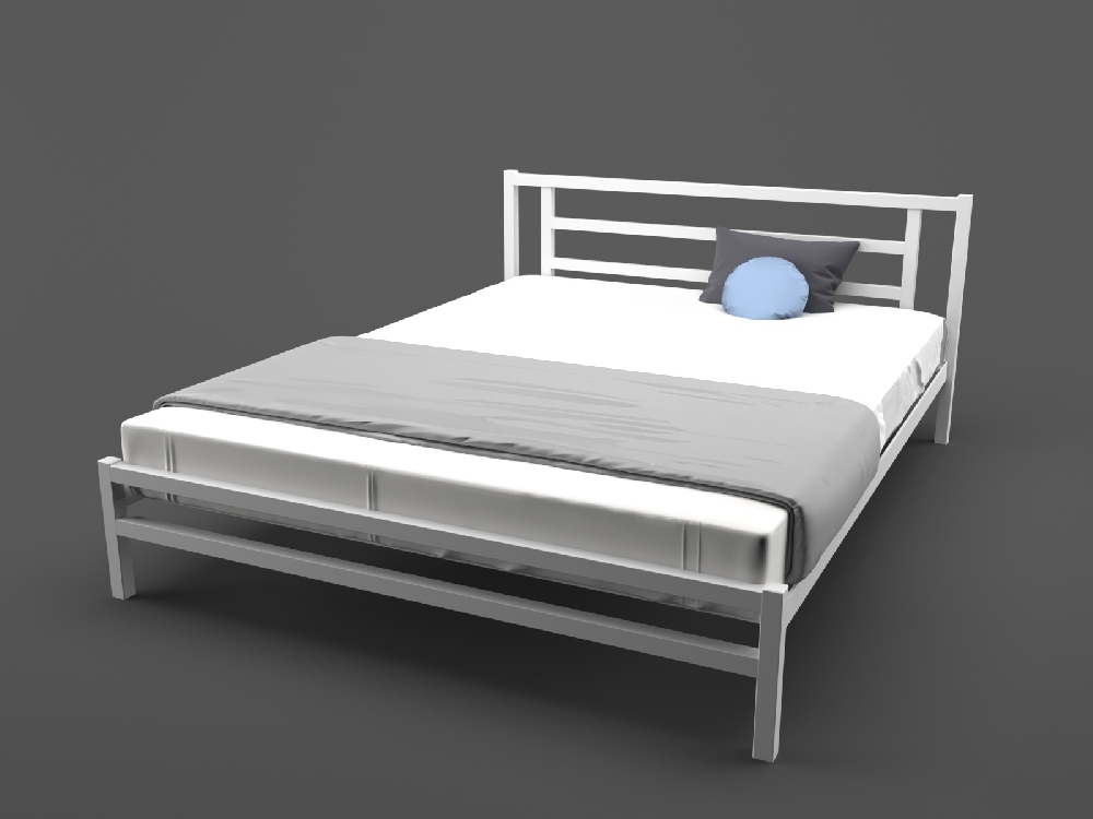 

Кровать MELBI БЕРТА 120 см x 190 см Белый