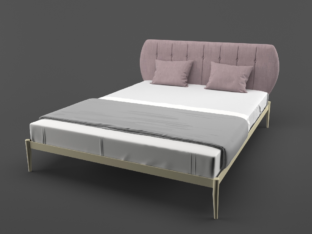 

Кровать MELBI Бьянка 01 160 см x 190 см Бежевый
