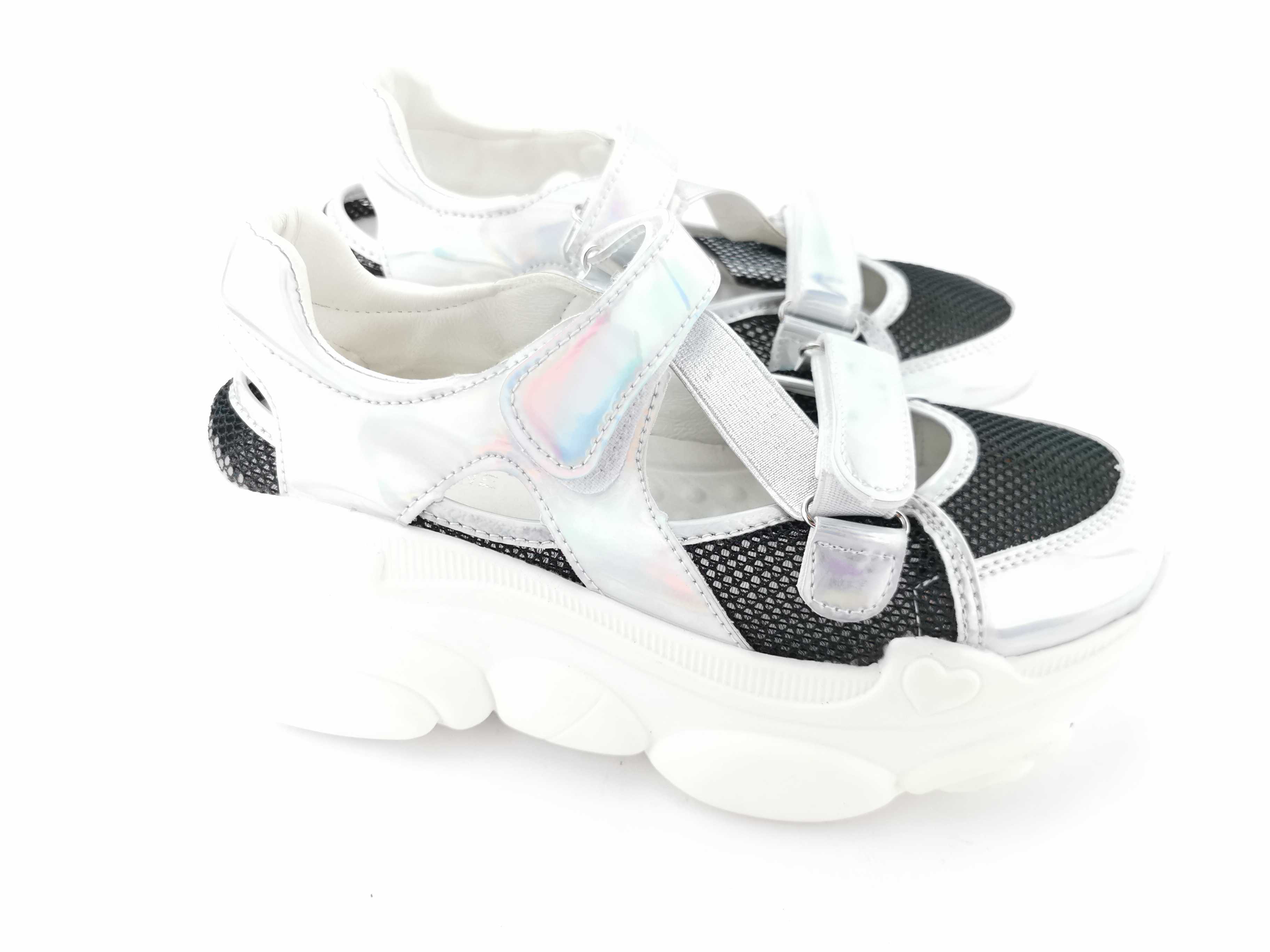 

Кроссовки Violetta 126-4 38 23,5 см серебристые