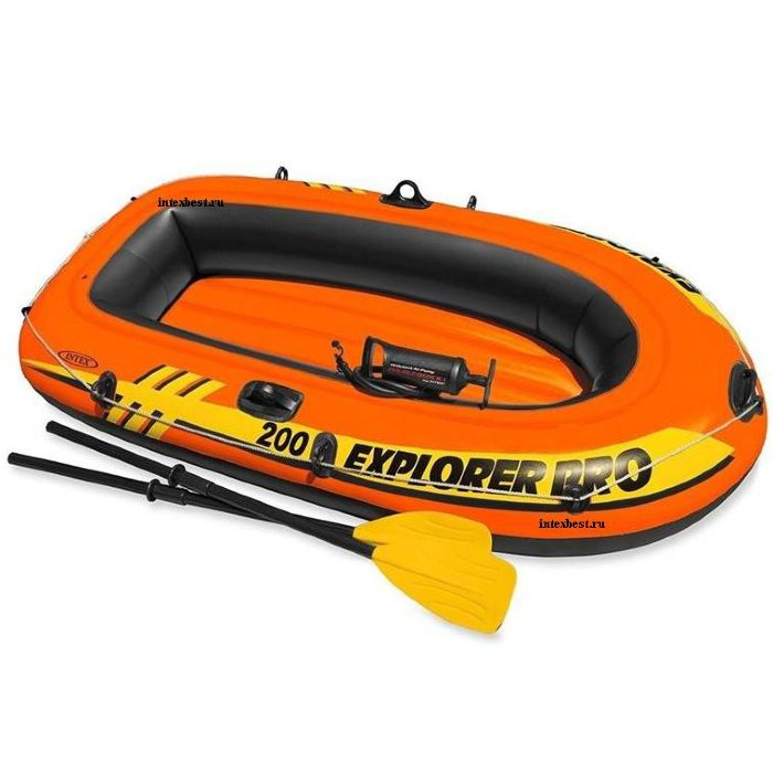 

Надувная лодка EXPLORER PRO 200 Set (Intex 58357) 196 x 102 x 33см