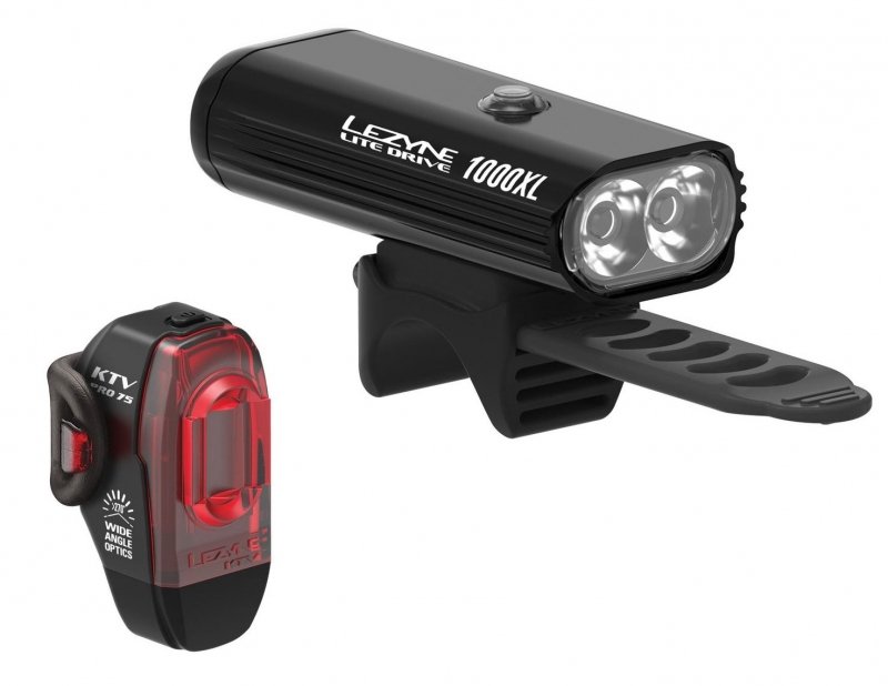 

Комплект света Lezyne Lite Drive 1000XL / KTV PRO черный