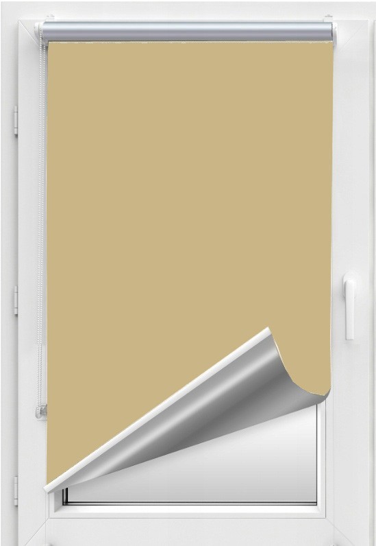 

Ролета Roll Star 155x200 см ВО Блэкаут солнцеотражающая Капучино (7083)