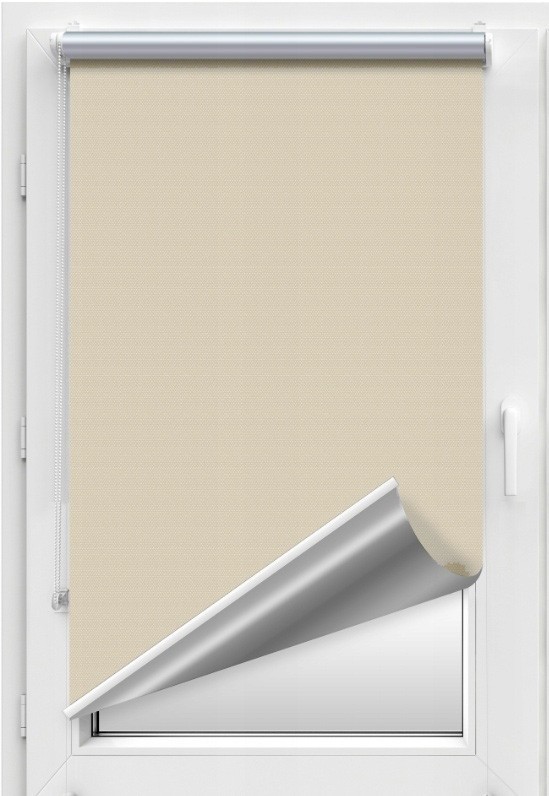 

Ролета Roll Star 170x200 см ВО Блэкаут солнцеотражающая Слоновая кость (7082)
