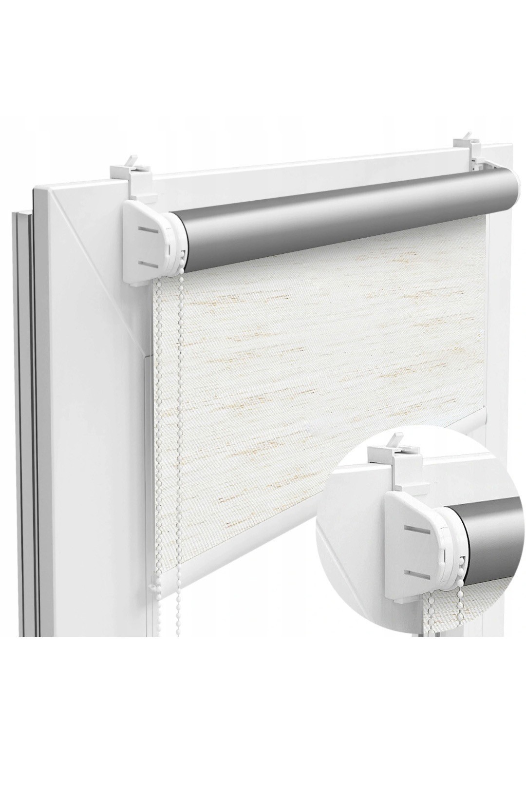 

Ролета Roll Star 155x200 см ВО Блэкаут солнцеотражающая Лен (7089)