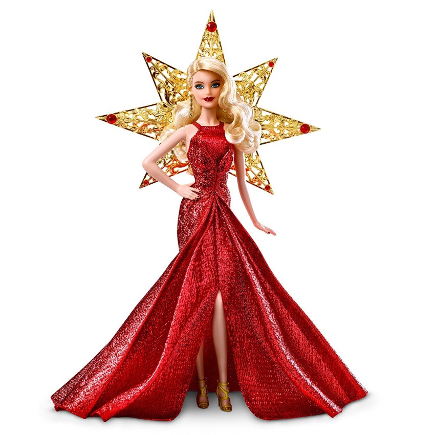 

Kоллекционная кукла Barbie Holiday Праздничная 2017 Блондинка (DYX39)