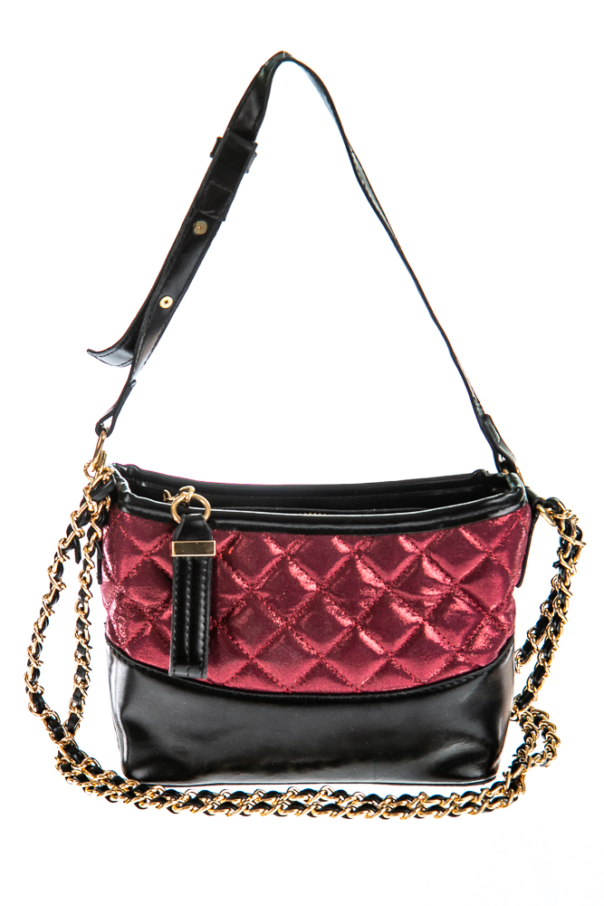 

Сумка 123P030 (Черно-бордовый) OneSize