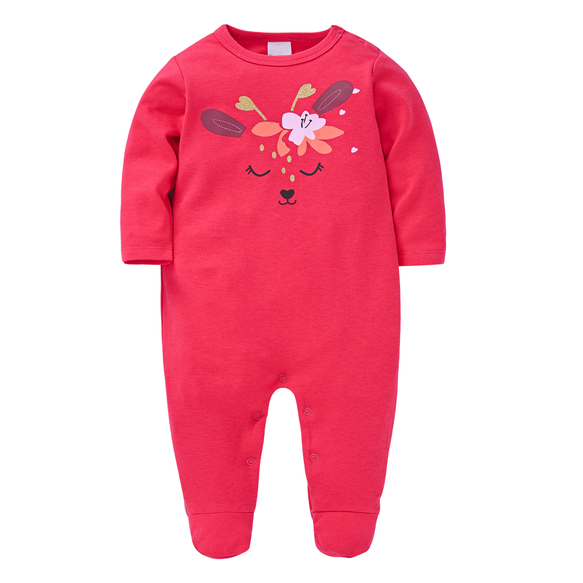 

Человечек для девочки Golden fawn Berni Kids (74 / 9-12 мес) Коралловый