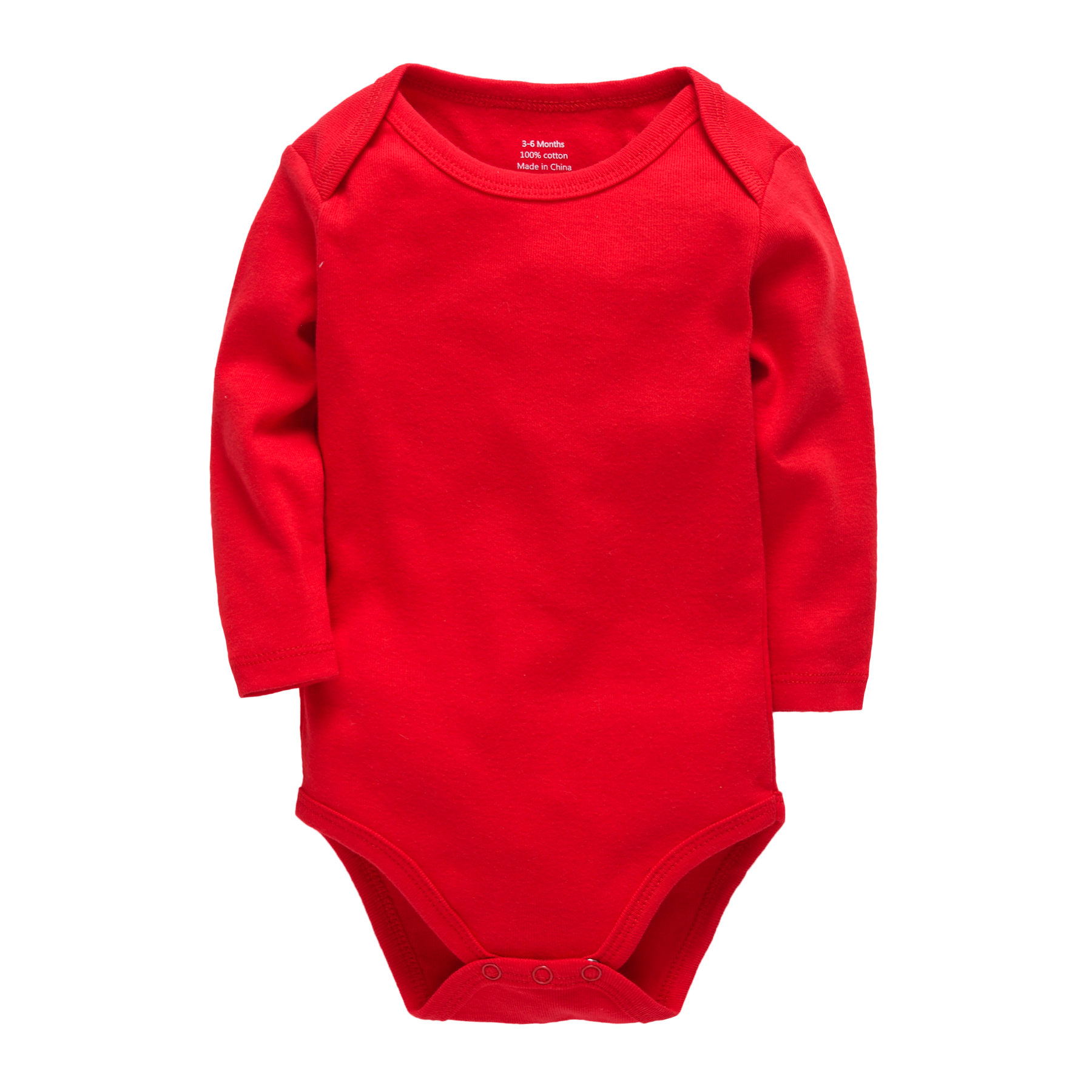 

Боди детский с длинным рукавом однотонный красный Red palette Berni Kids (56 / 0-3 мес) Красный