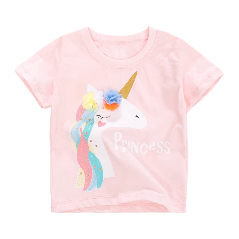 

Футболка для девочки Unicorn princess Little Maven (104 / 4 года) Розовый