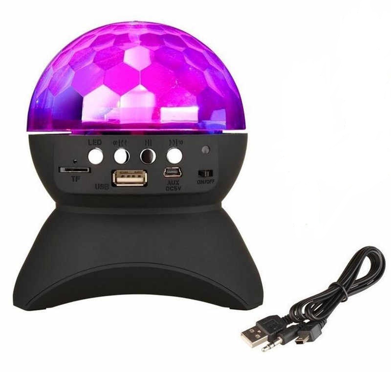 

Диско-шар на аккумуляторе Charging crystal magic ball Bluetooth L-740 черный