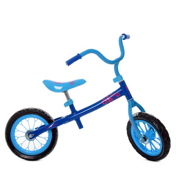 

Дитячий біговел Profi Kids M 3255-2 (Блакитний) Надувні колеса 12"