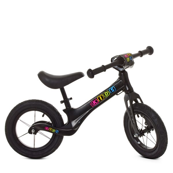 

Дитячий біговел Profi Kids SMG1205A-1 (чорний) Надувні колеса 12"