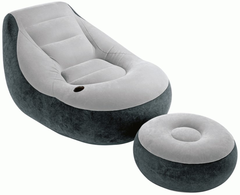 

Надувное кресло с пуфом (Intex 68564) 130 x 99 x 76см