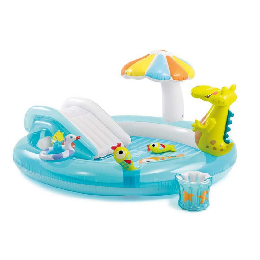 

Детский надувной центр бассейн Аллигатор (Intex 57165) 201 x 170 x 84см