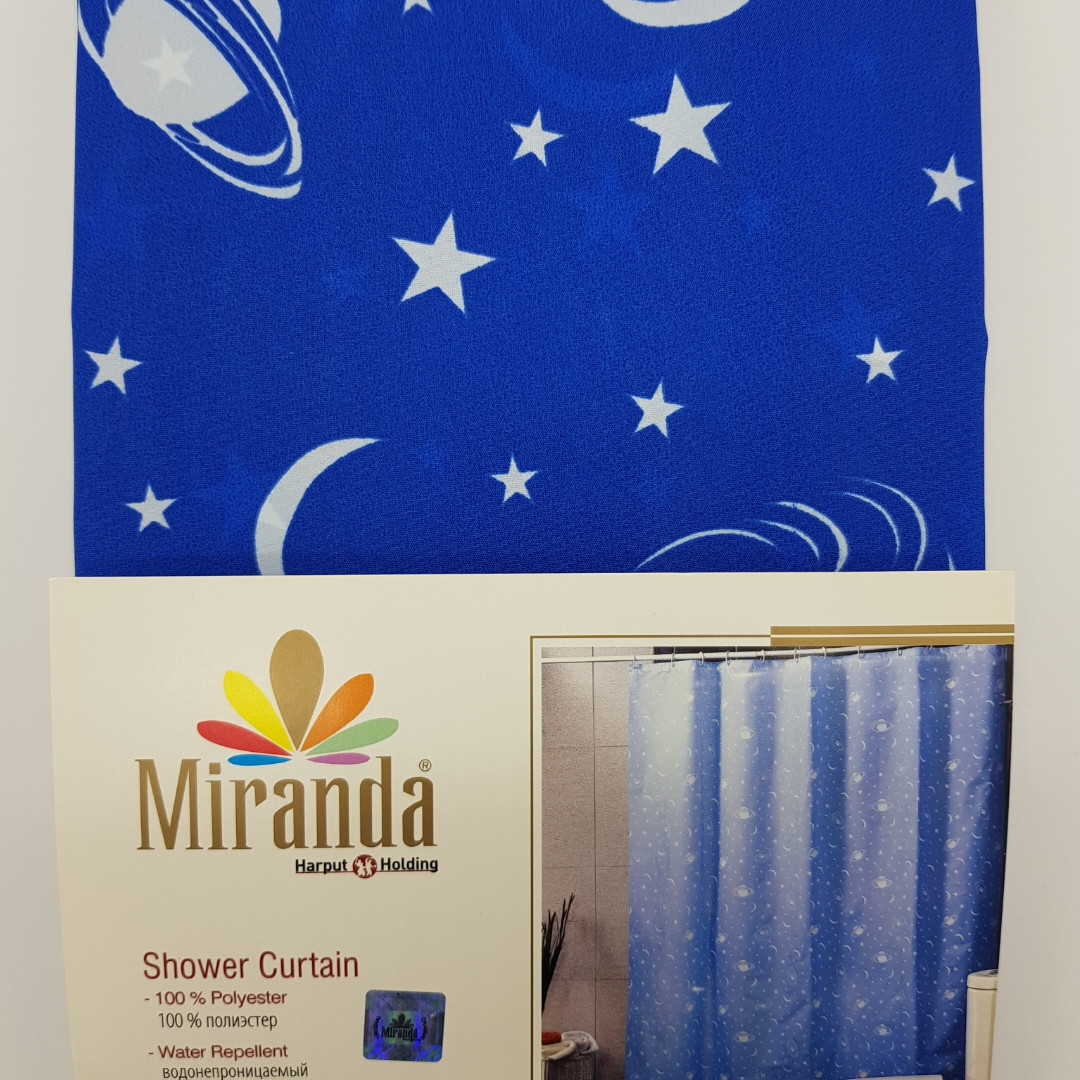 

Шторка для ванной "Miranda'' 180х200 см. Cosmos
