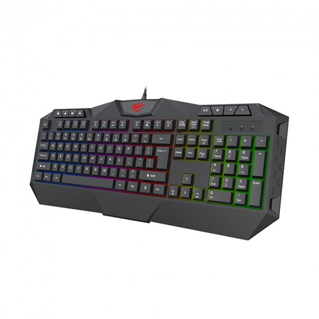 

Ігрова мультимедійна клавіатура HAVIT HV-KB510L USB