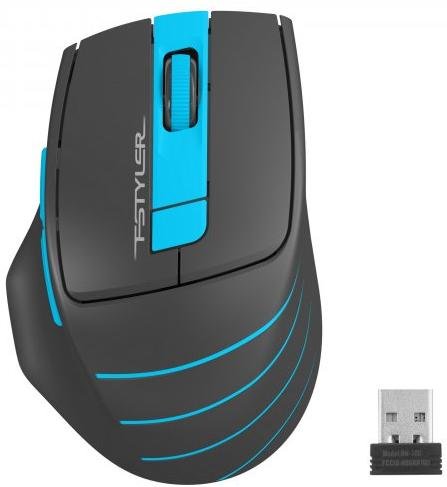 

Безпровідна безшумна миша A4Tech FG30S Silent Black/Blue