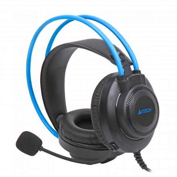 

Навушники з мікрофоном A4tech Fstyler FH200і Blue