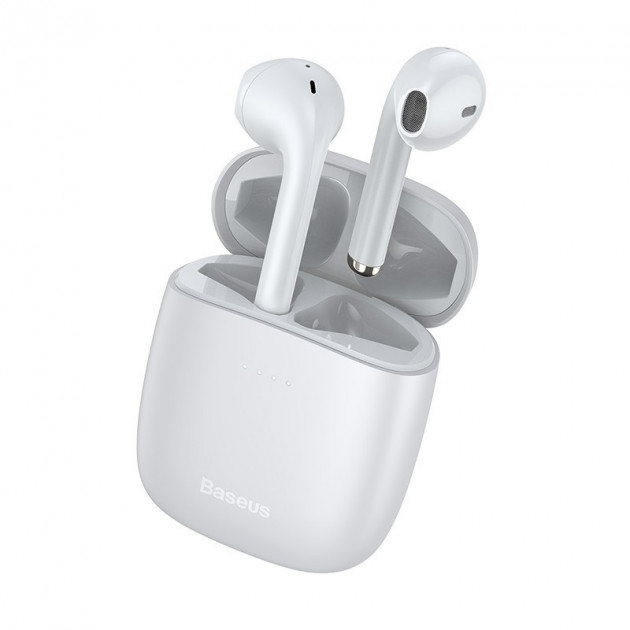 

Безпровідні Bluetooth навушники Baseus W04 White