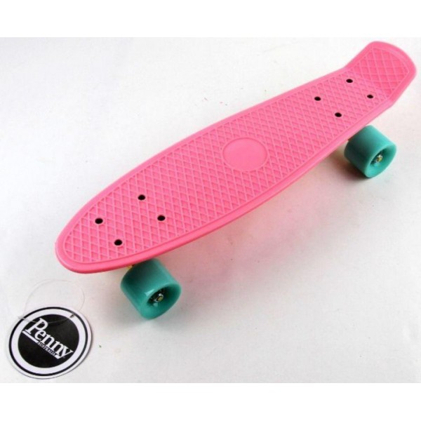 

Скейтборд Penny Board "Pastel Series" для девочки Нежно-розовый цвет дека 55 см Матовые колеса (ST 197974)