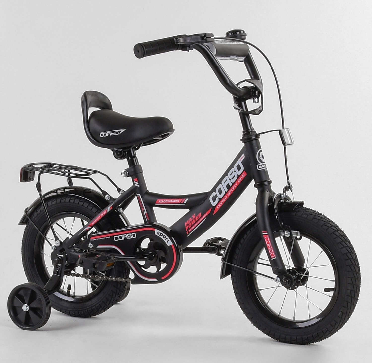

Велосипед Corso 12" Max Power CL-12854 Black (CL-12854)