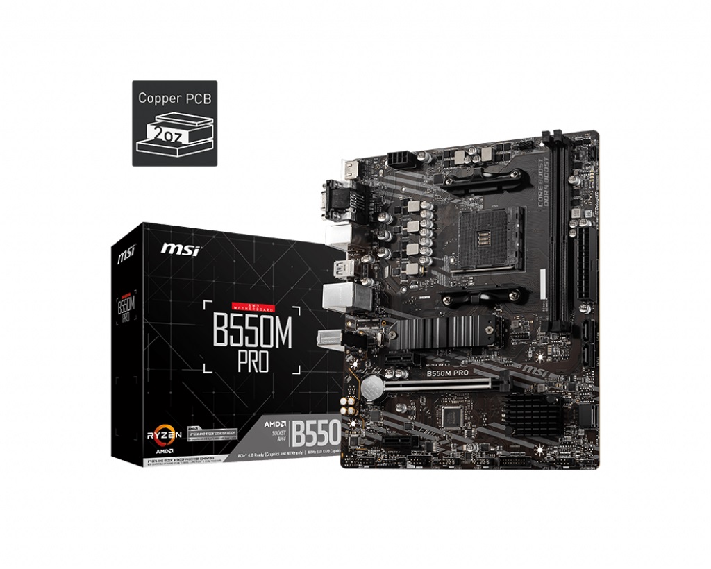 

Материнская плата MSI B550M Pro Socket AM4