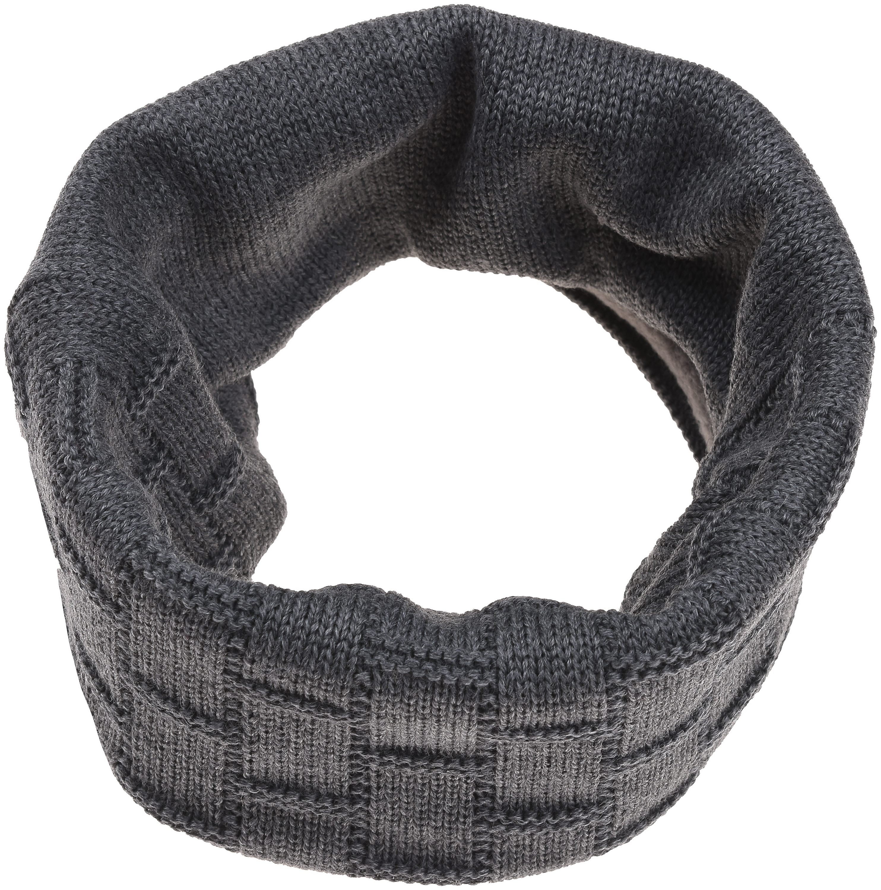 

Зимний шарф-хомут Giamo 1922KKOMHPB07/14 One Size Серый