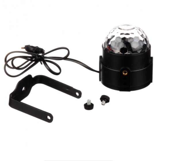 

Светодиодный диско-шар Led Party Light цветомузыка DMX-512 с пультом управления