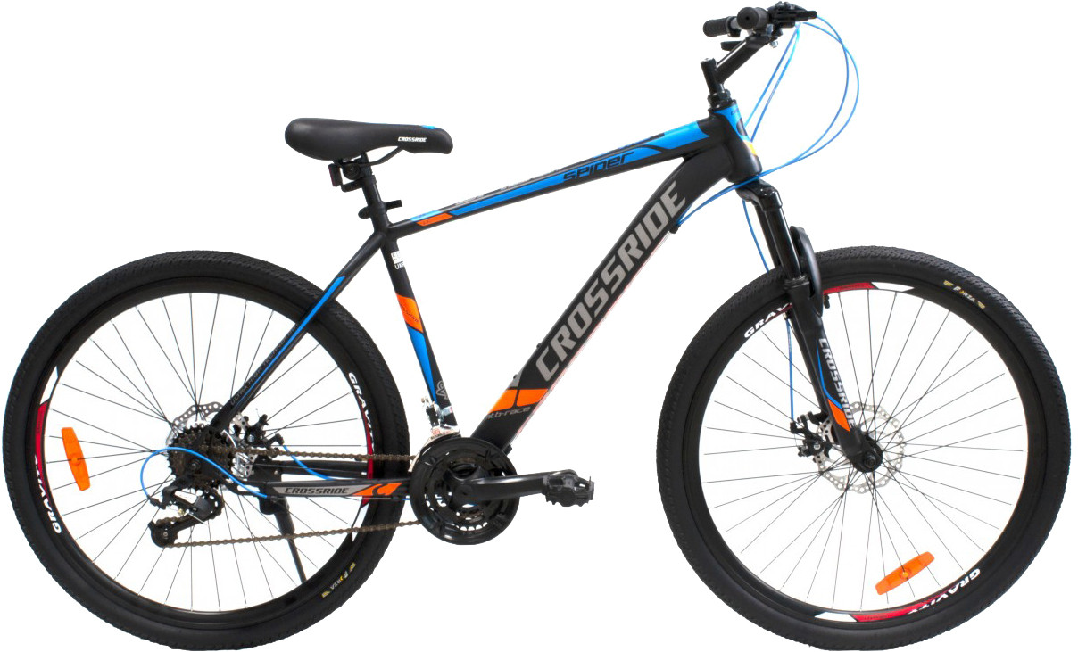 

Велосипед 27.5" CROSSRIDE SPIDER 17” черно-синий