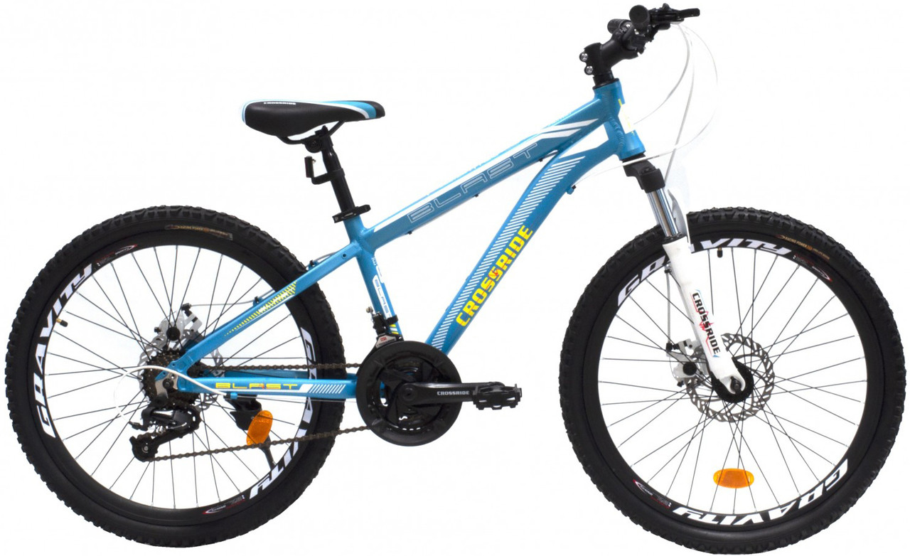

Велосипед 24” CROSSRIDE BLAST 13” голубой