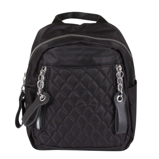 

Сумочка-рюкзак Luxury Leather Accessories из водонепроницаемого текстиля,33030.чёрный