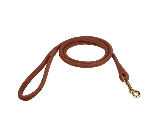 

Поводок для Собак Круглый Кожаный Bronzedog Crazy Коньячный 12 мм 153 см (5021204)