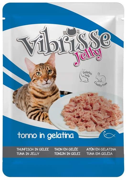 

Блок паучей для котов Croci VIBRISSE JELLY тунец в желе 18 шт 70 г