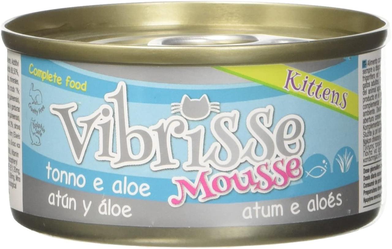 

Блок консервированного корма для котят Croci VIBRISSE MOUSSE тунец с алое 24 шт * 70 г
